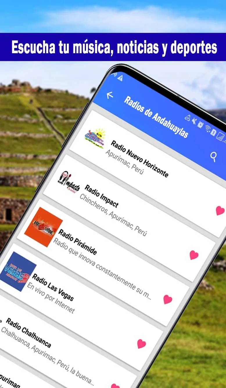 Radio Andahuaylas Peru | Indus Appstore | Screenshot