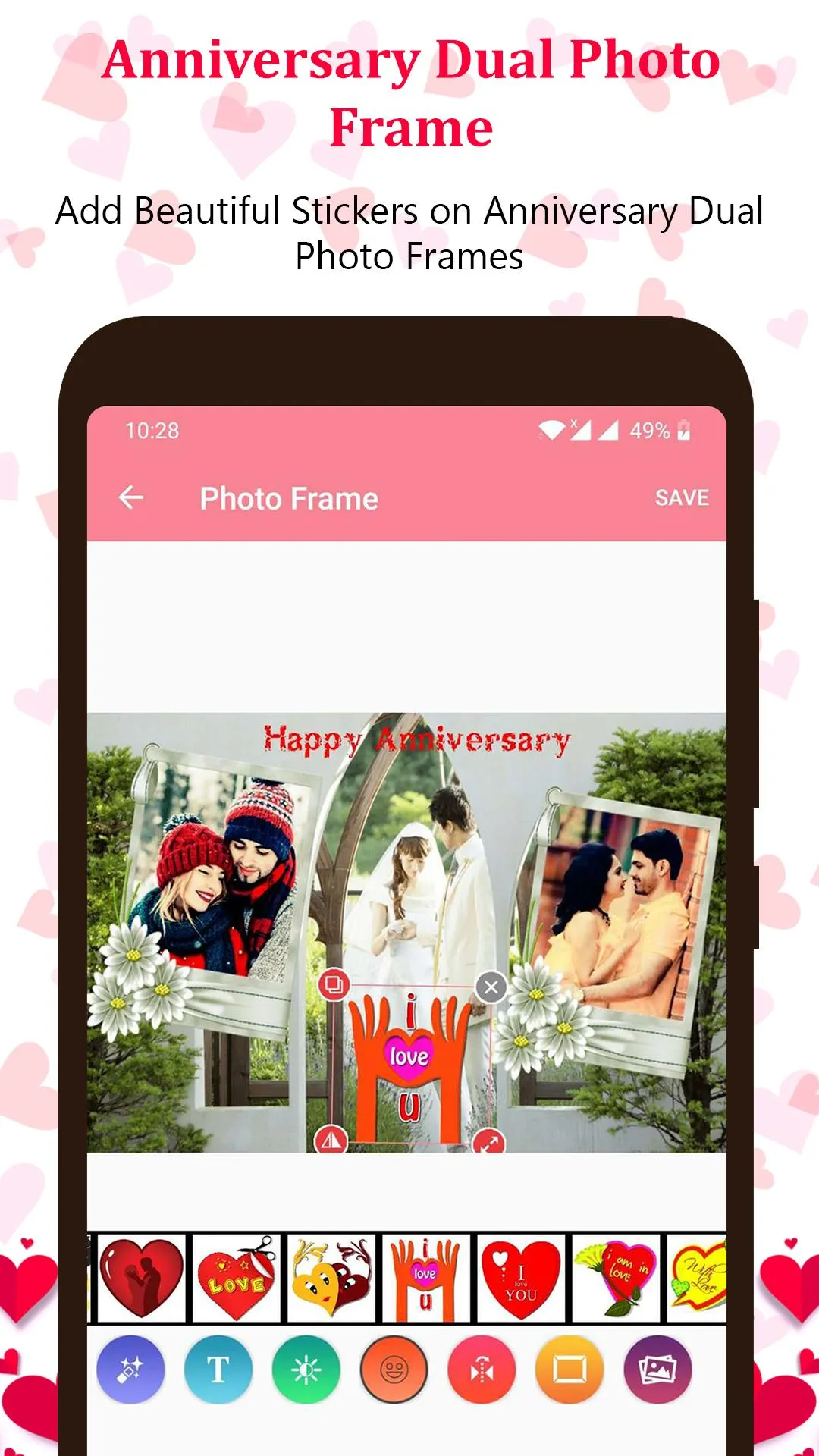 Anniversary Dual Photo Frames | Indus Appstore | Screenshot