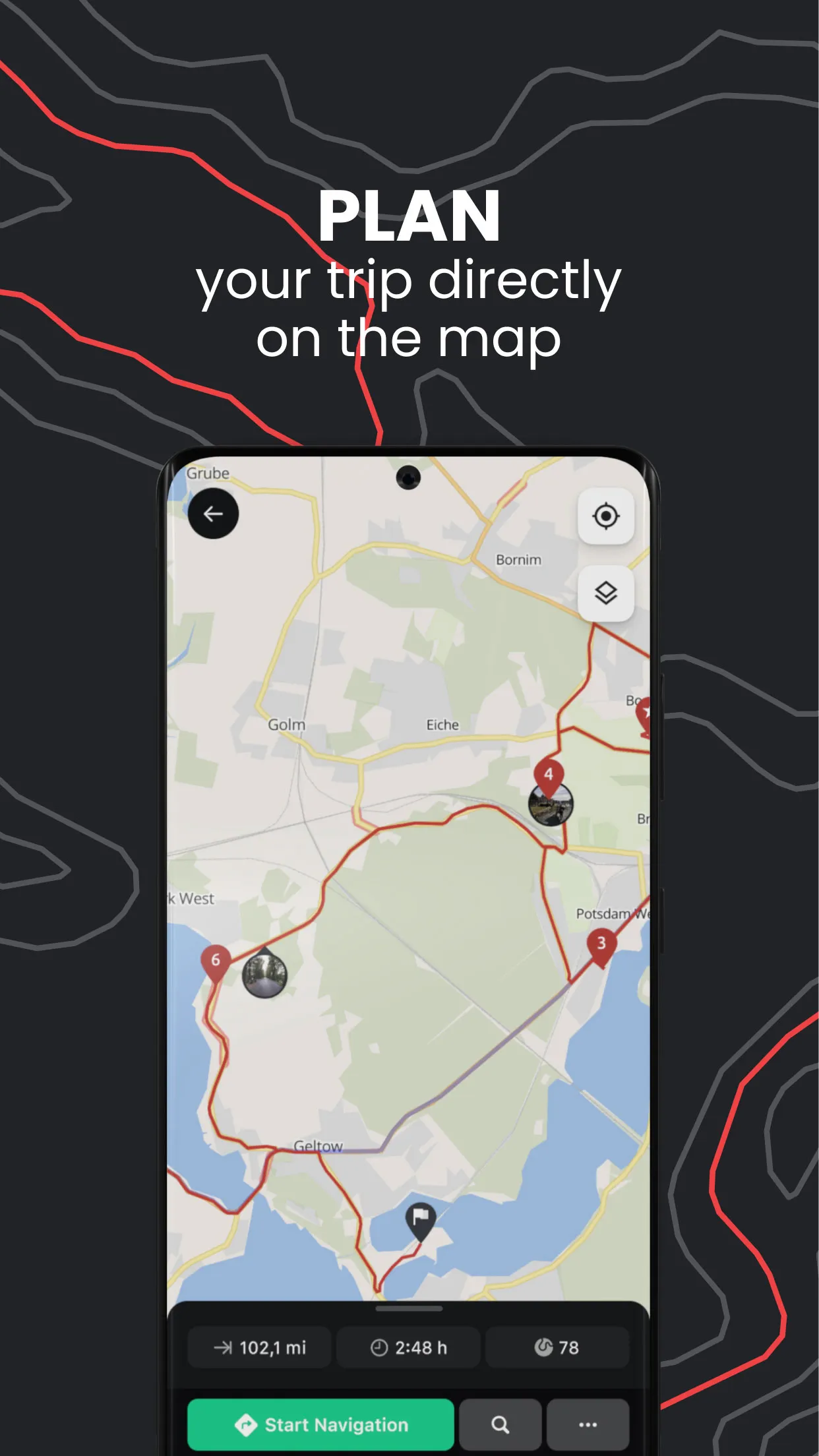 calimoto — Motorcycle GPS | Indus Appstore | Screenshot