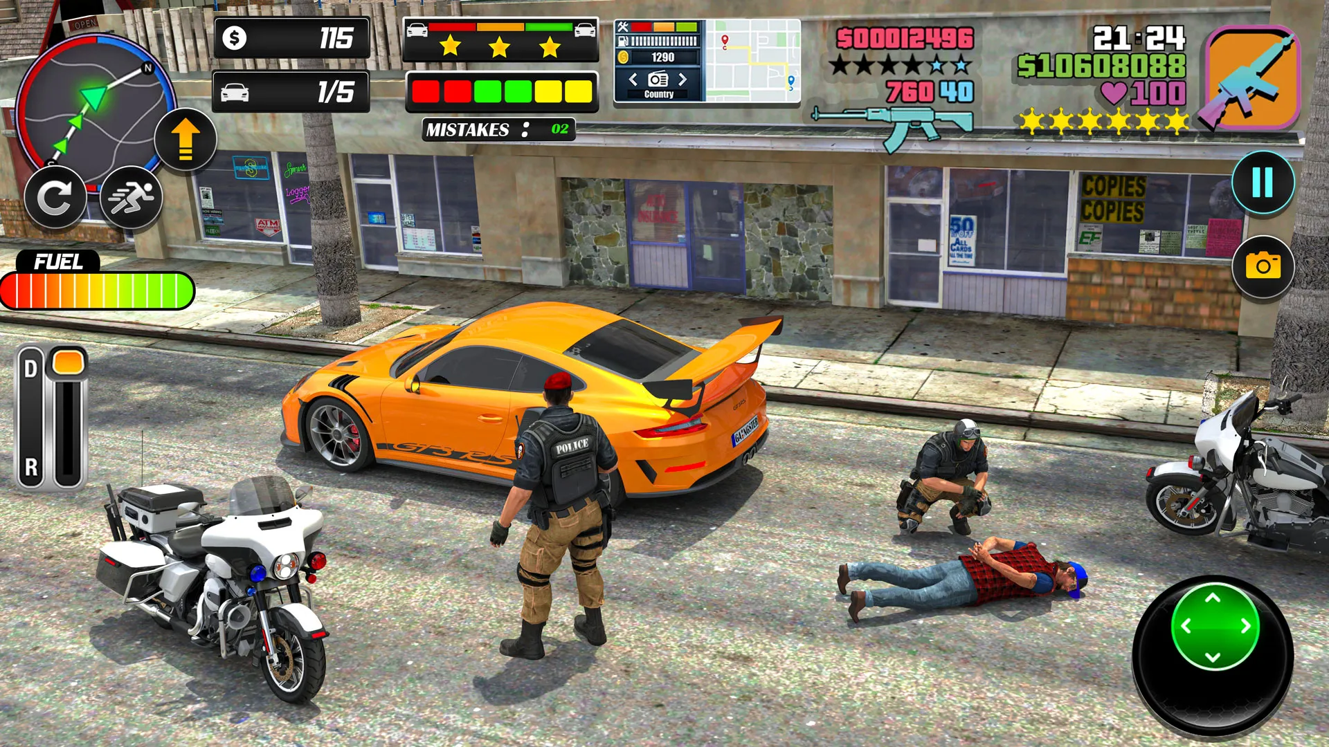 Bike Chase 3D Police Car Games | Indus Appstore | Screenshot