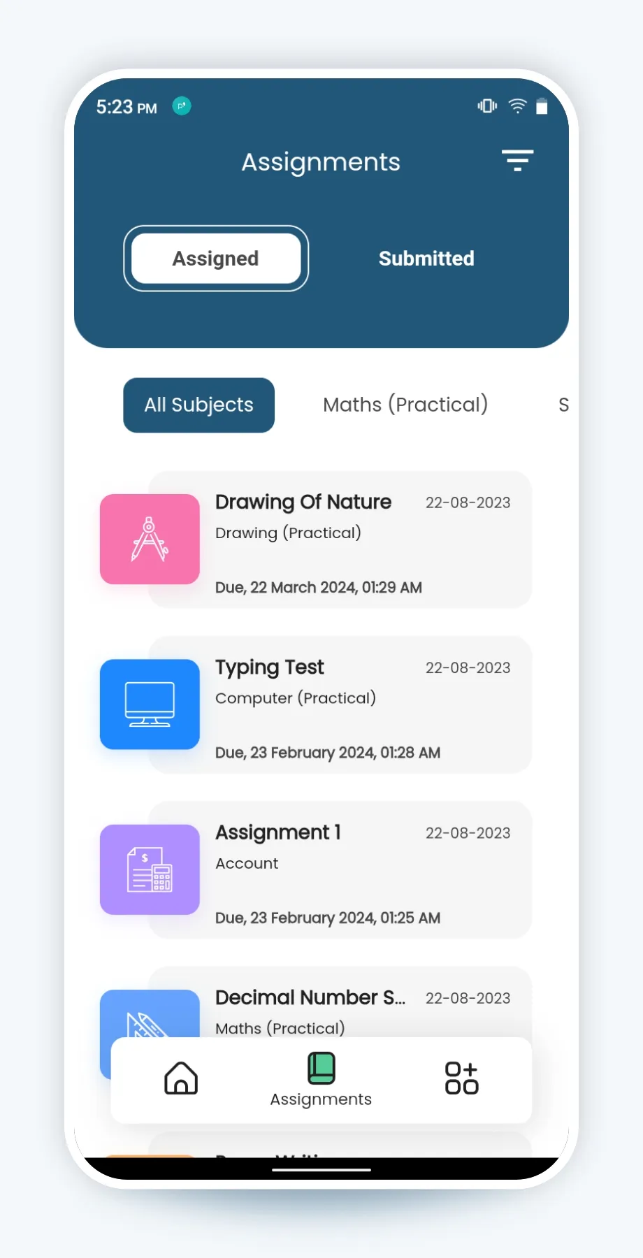 eSchool - Student & Parent App | Indus Appstore | Screenshot