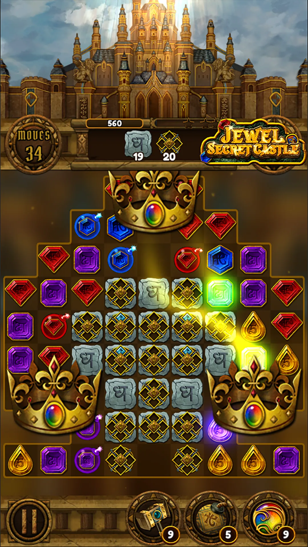 Jewel Secret Castle: Match 3 | Indus Appstore | Screenshot