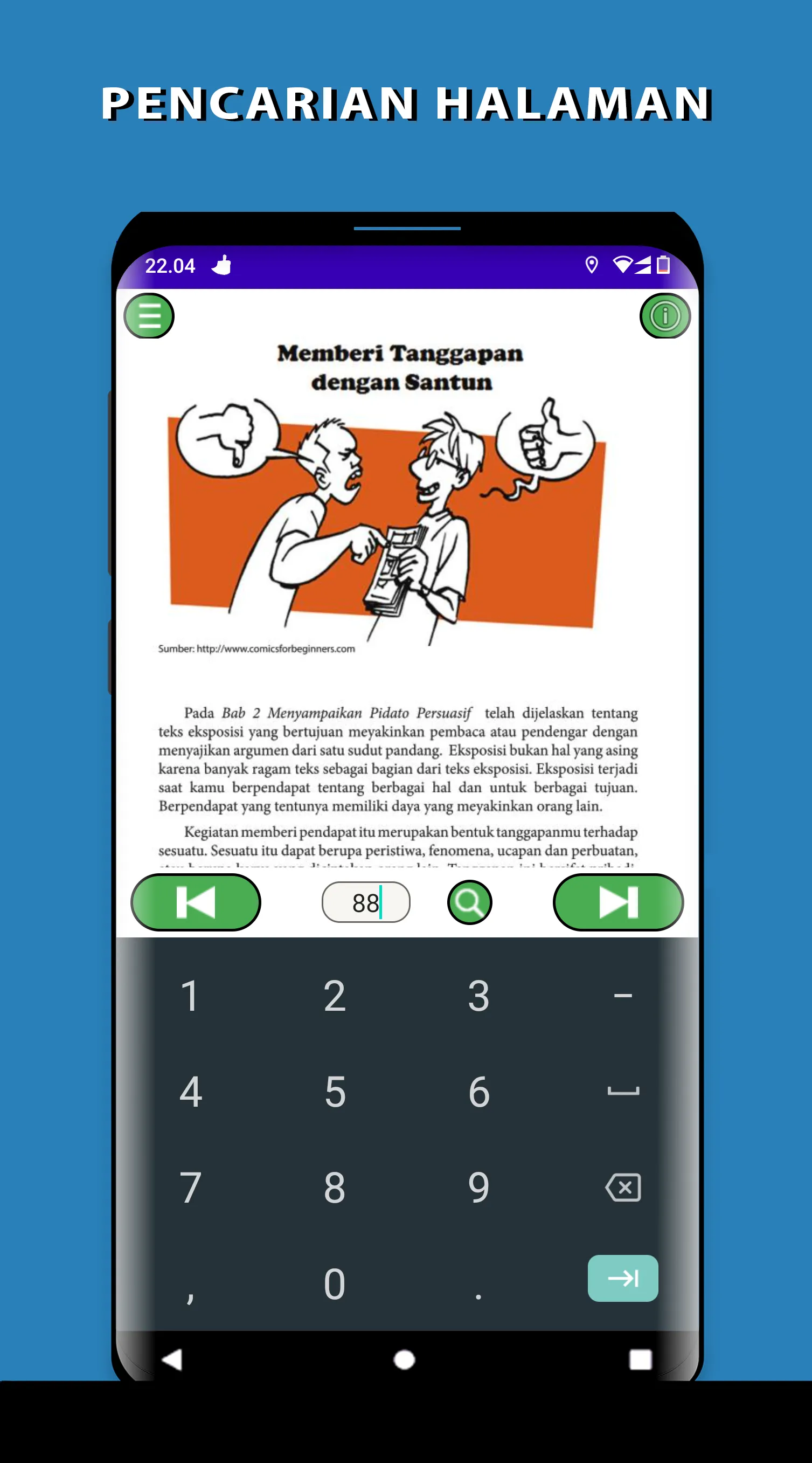 Bahasa Indonesia 9 Kur 2013 | Indus Appstore | Screenshot