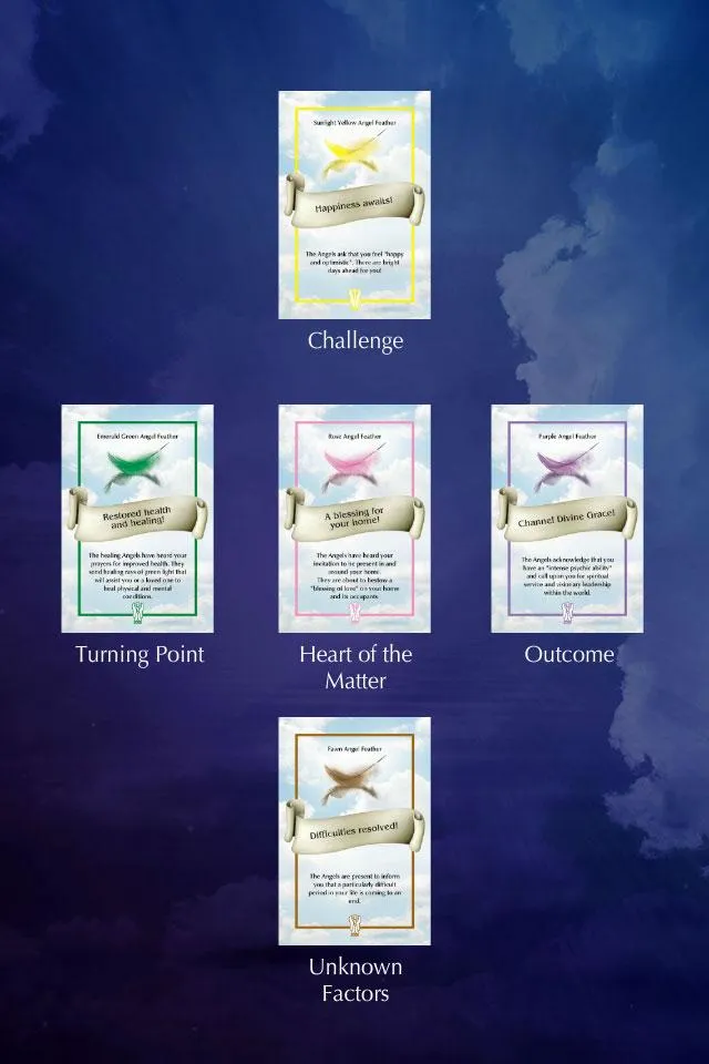 Angel Feather Oracle Cards | Indus Appstore | Screenshot