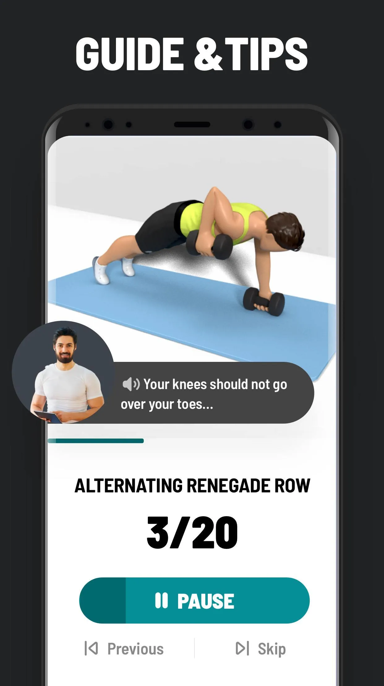 Dumbbell Workout at Home | Indus Appstore | Screenshot