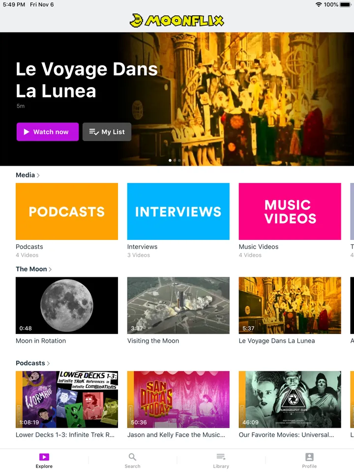 Moonflix | Indus Appstore | Screenshot
