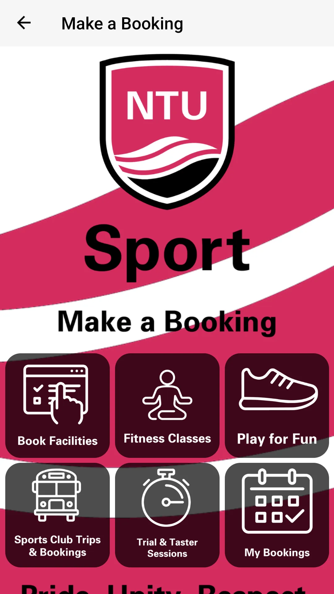 NTU Sport | Indus Appstore | Screenshot