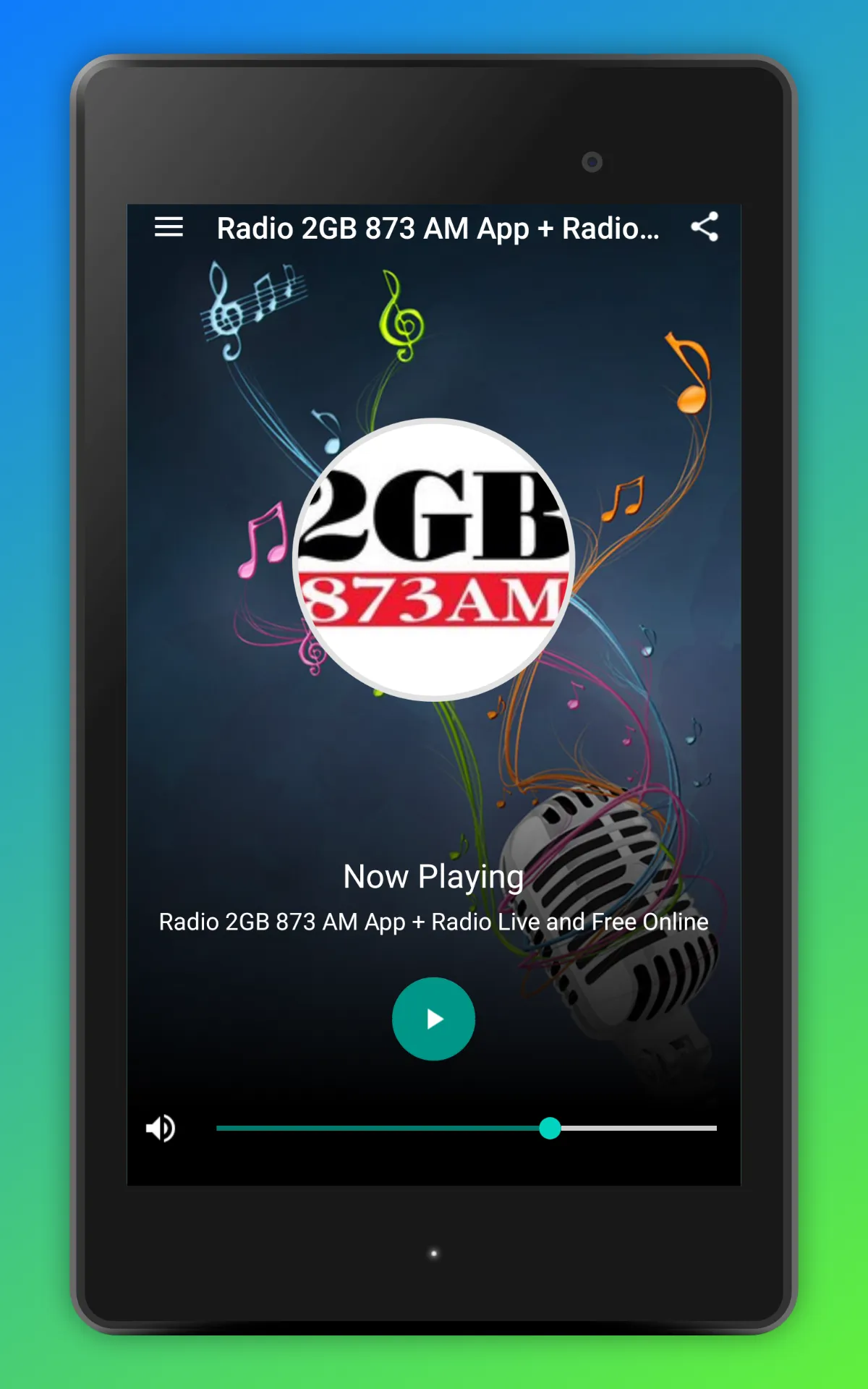 Radio 2GB Sydney 873 AM Online | Indus Appstore | Screenshot