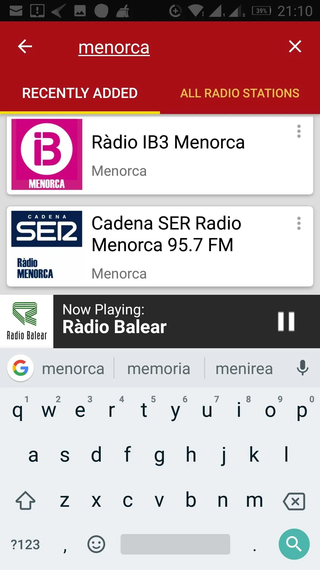 Balearic Islands Radio Station | Indus Appstore | Screenshot