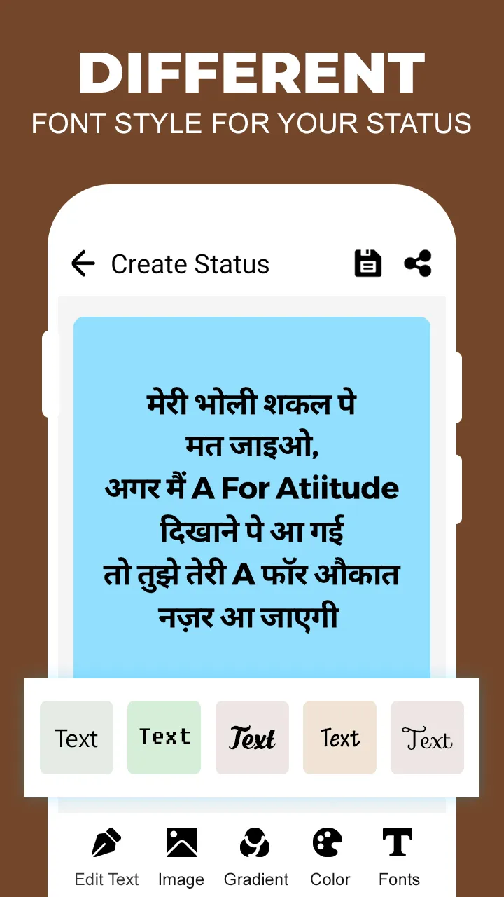 Hindi Attitude Status Shayari | Indus Appstore | Screenshot