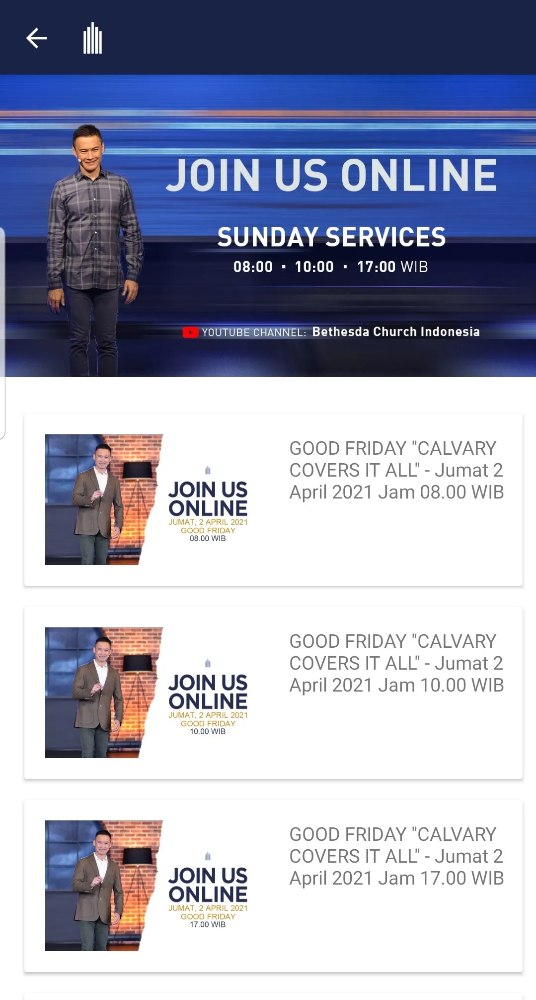 Bethesda Church Indonesia | Indus Appstore | Screenshot