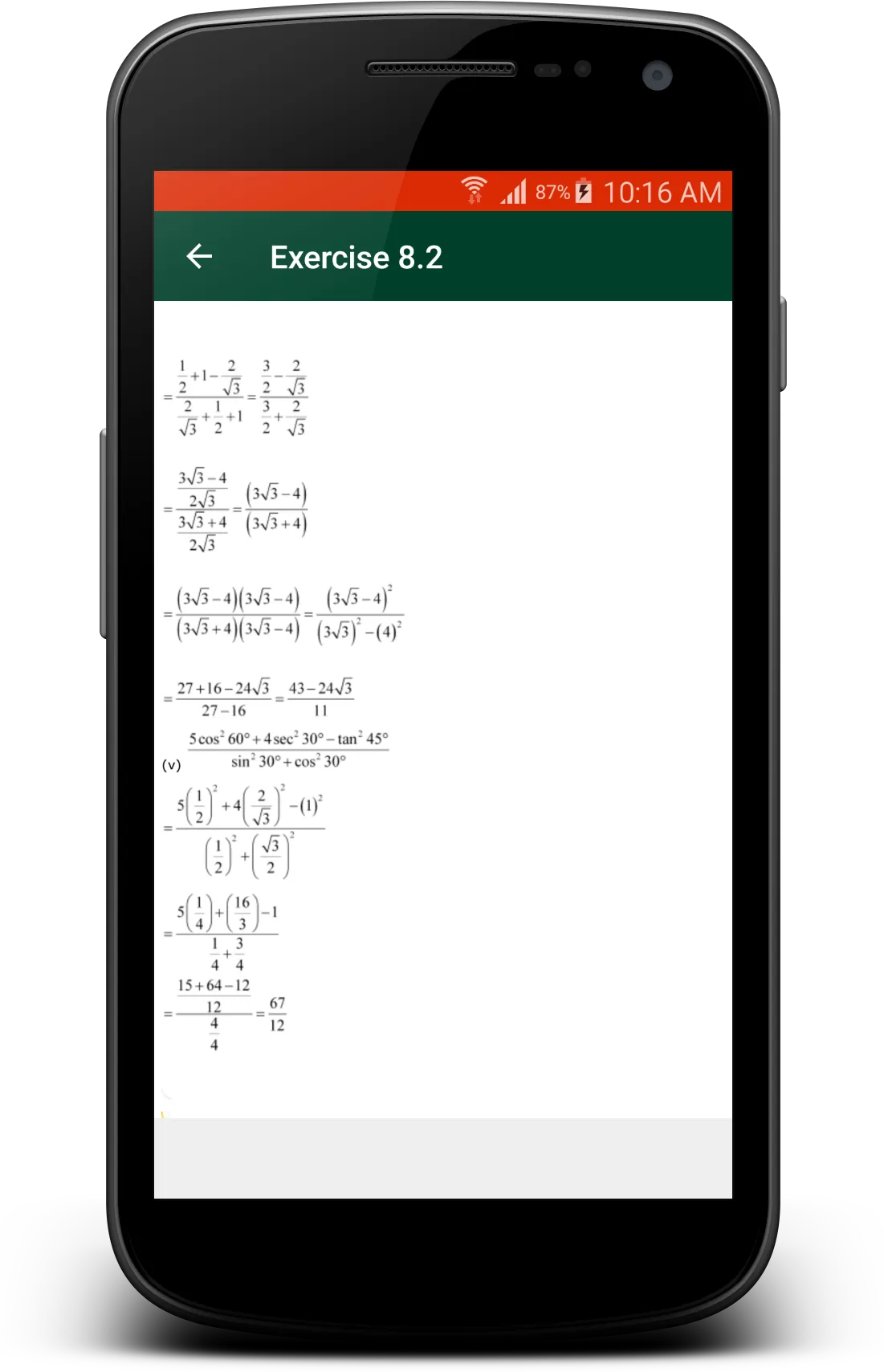 10th Class - CBSE Maths Soluti | Indus Appstore | Screenshot