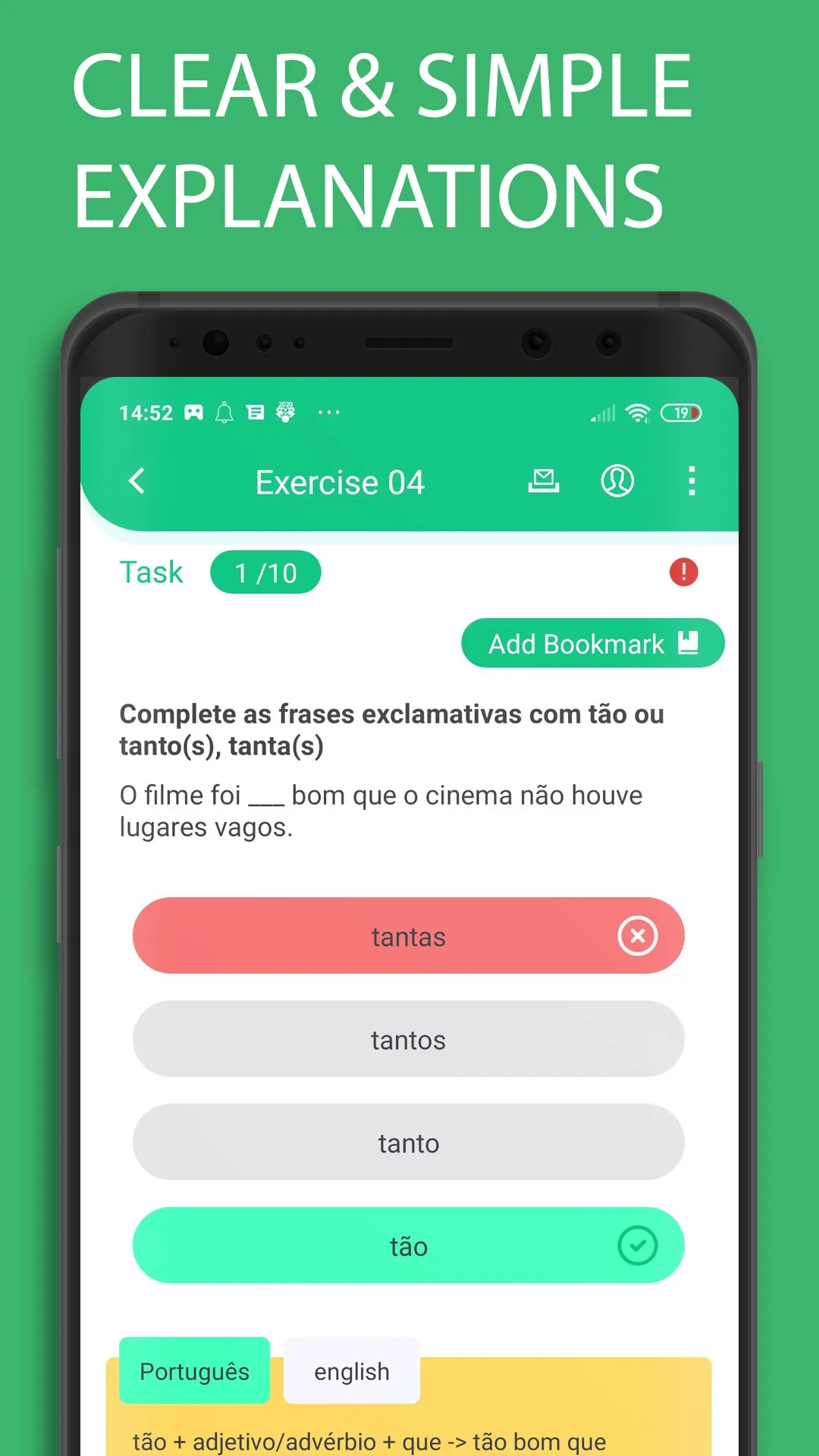 Learn Portuguese Grammar | Indus Appstore | Screenshot