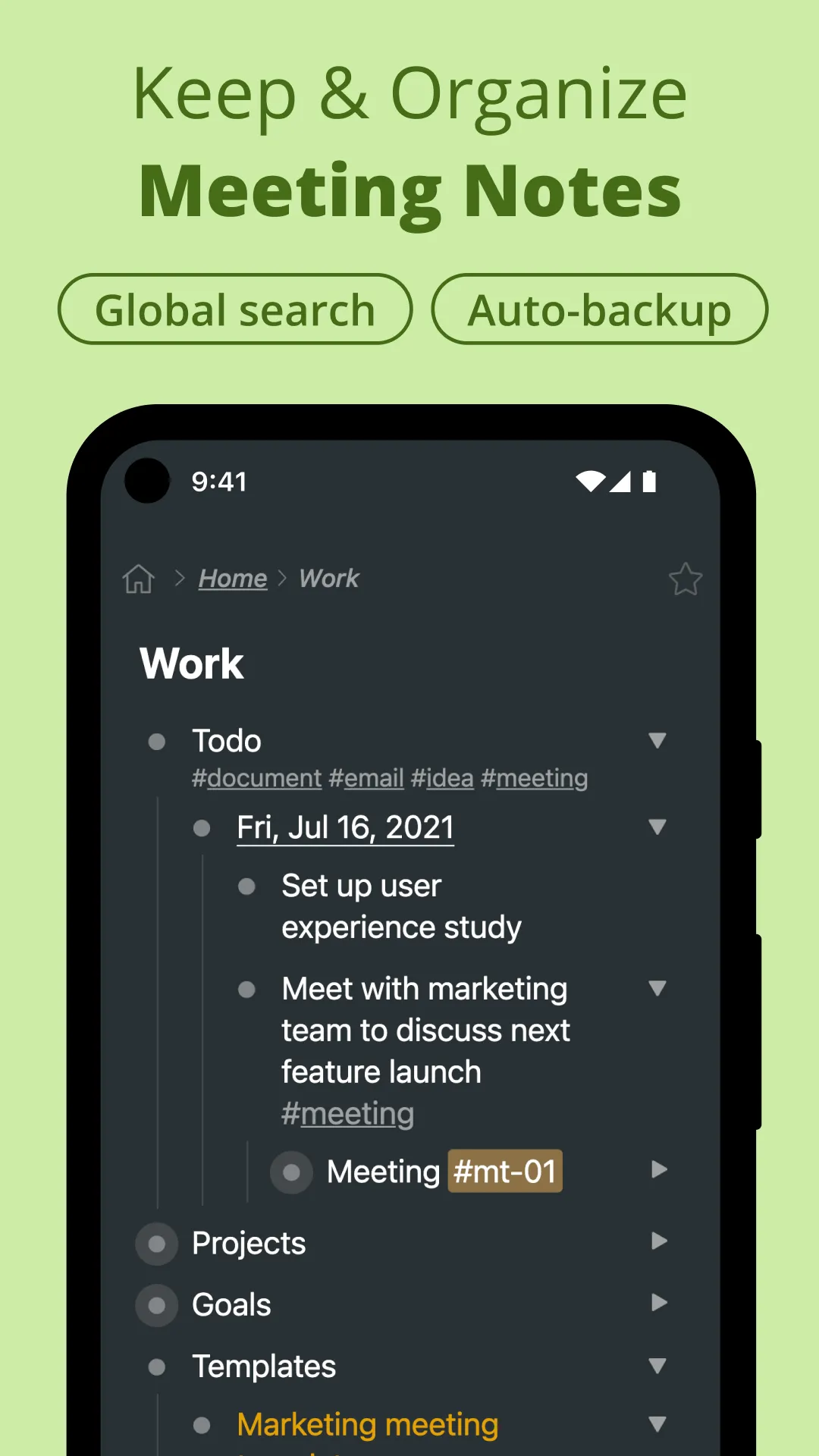 Workflowy |Note, List, Outline | Indus Appstore | Screenshot