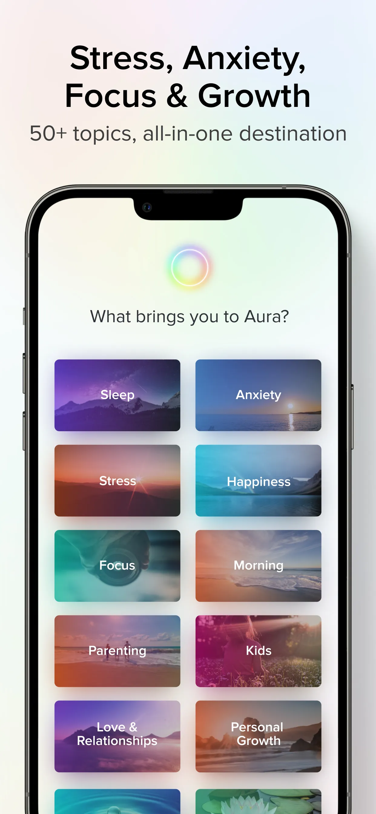 Aura: Meditation & Sleep, CBT | Indus Appstore | Screenshot