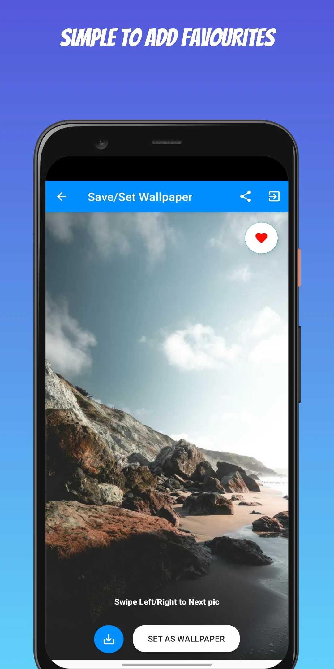 Home Screen - A wallpaper app | Indus Appstore | Screenshot