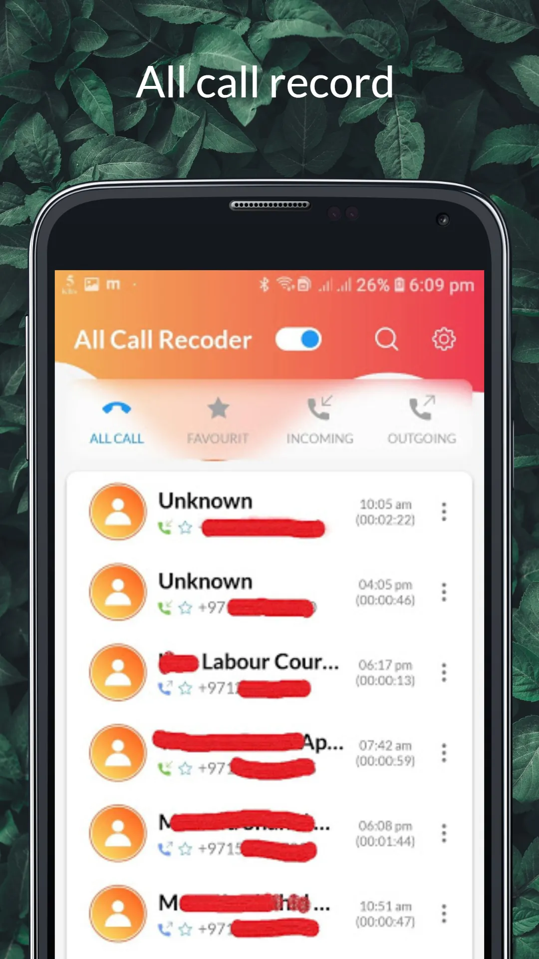 Call Recorder - Auto Call Reco | Indus Appstore | Screenshot