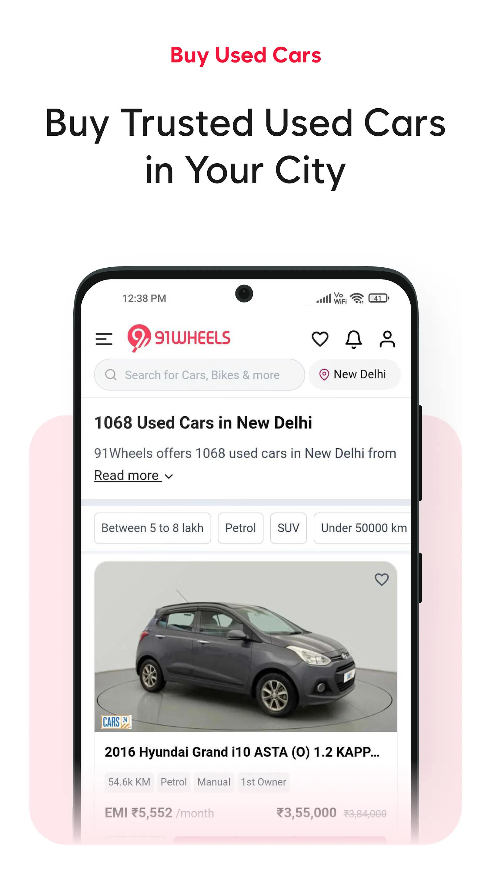 91Wheels | Indus Appstore | Screenshot