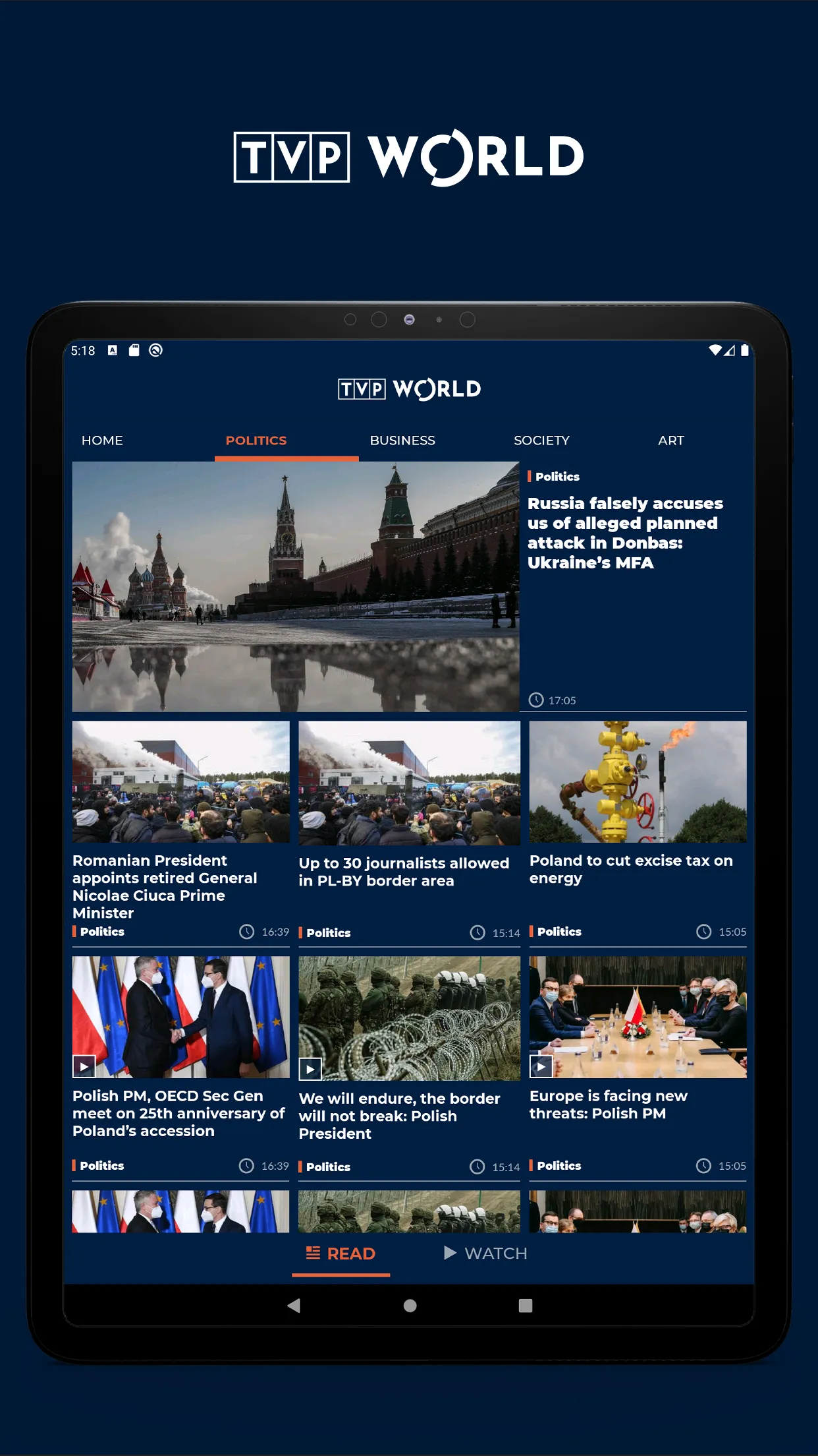 TVP World | Indus Appstore | Screenshot