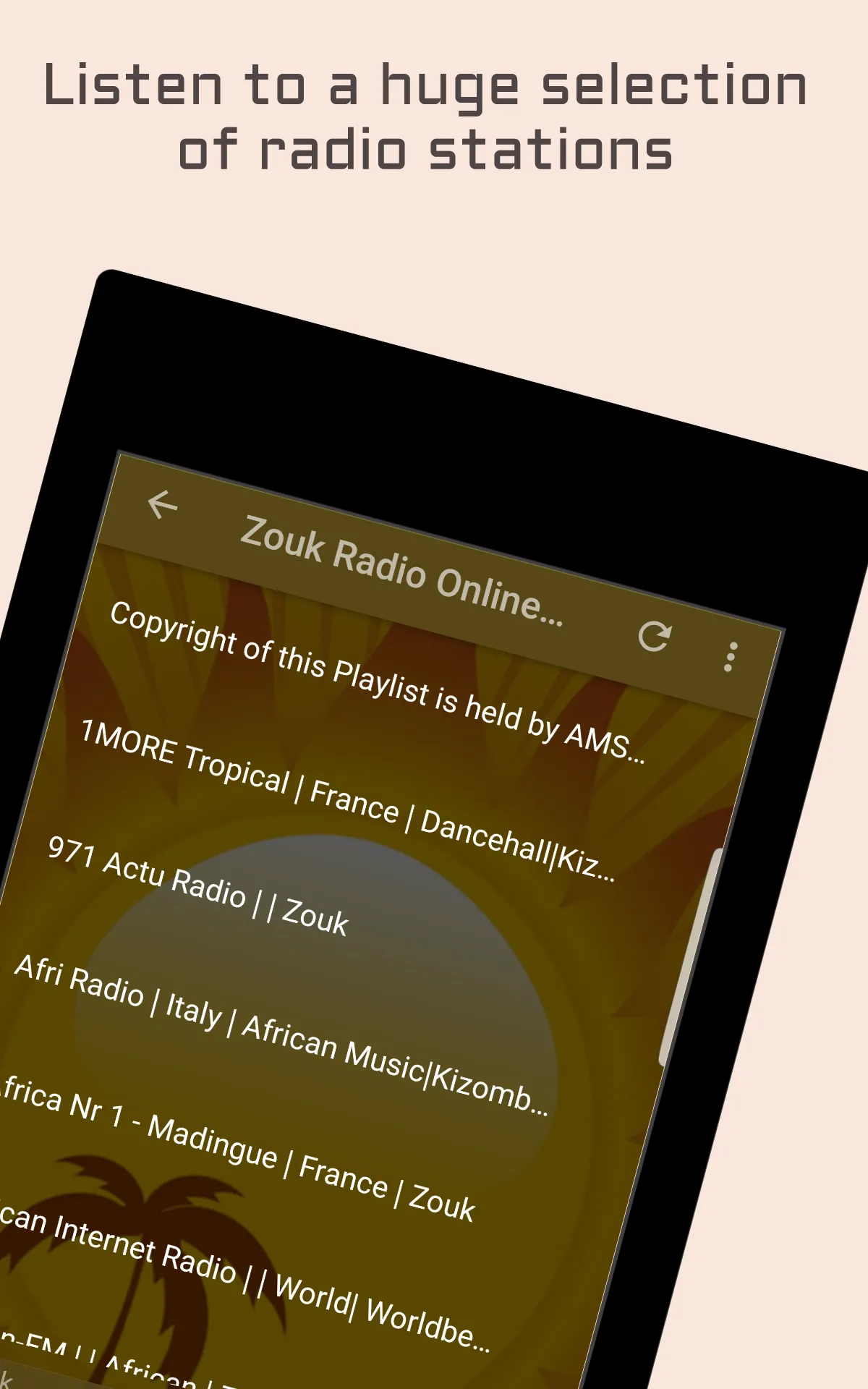 Zouk Music Radio Stations | Indus Appstore | Screenshot