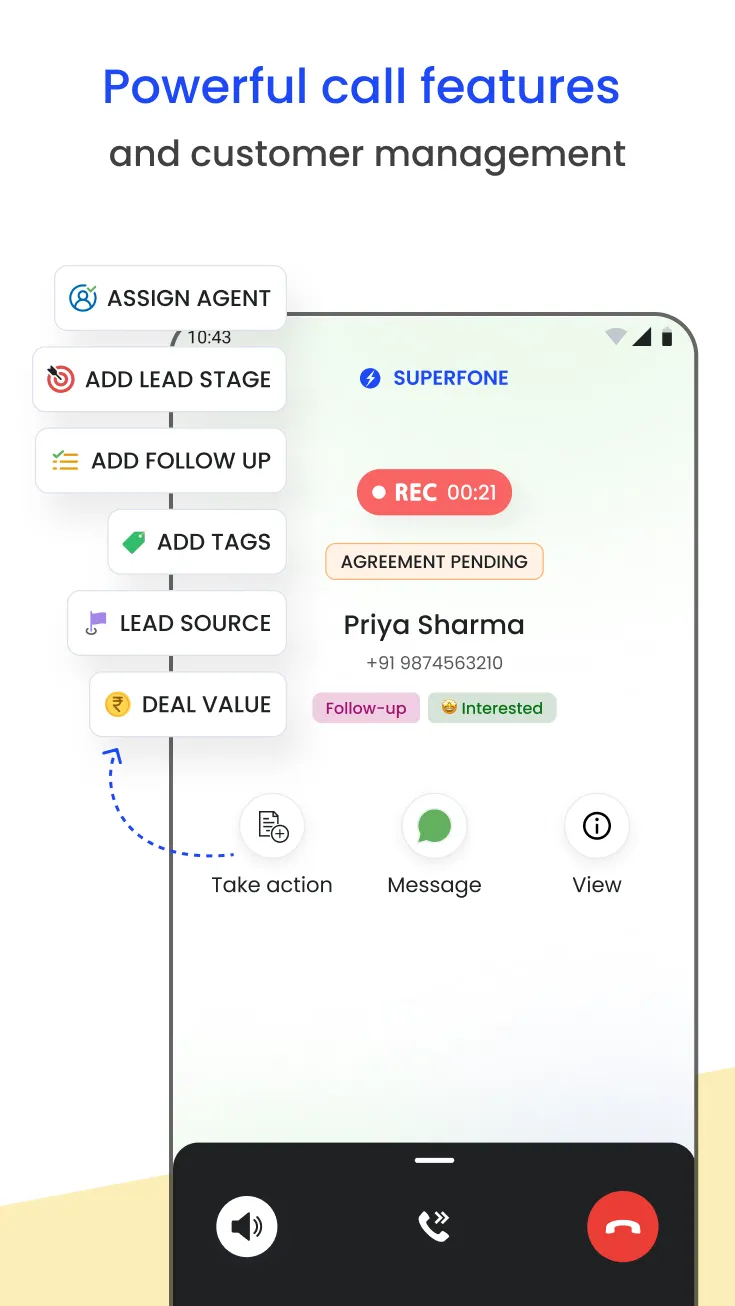 Superfone: Business phone, CRM | Indus Appstore | Screenshot