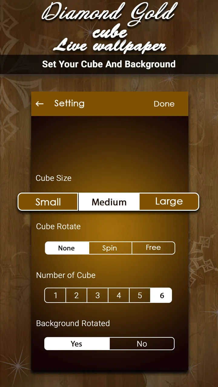 Gold Cube Wallpaper | Indus Appstore | Screenshot