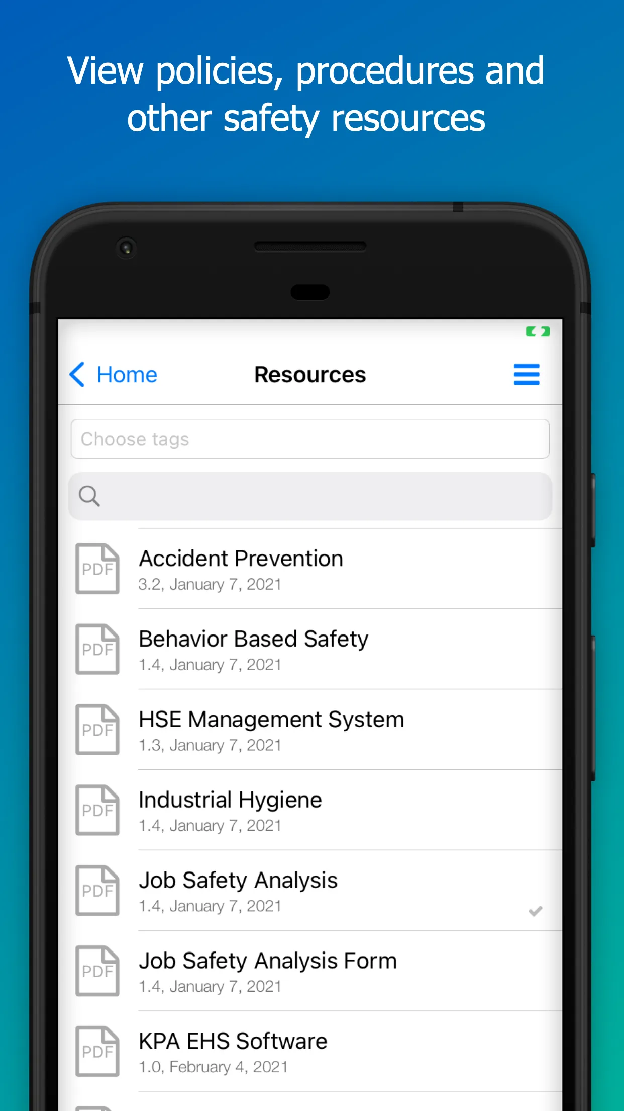 KPA Flex: Safety Management | Indus Appstore | Screenshot