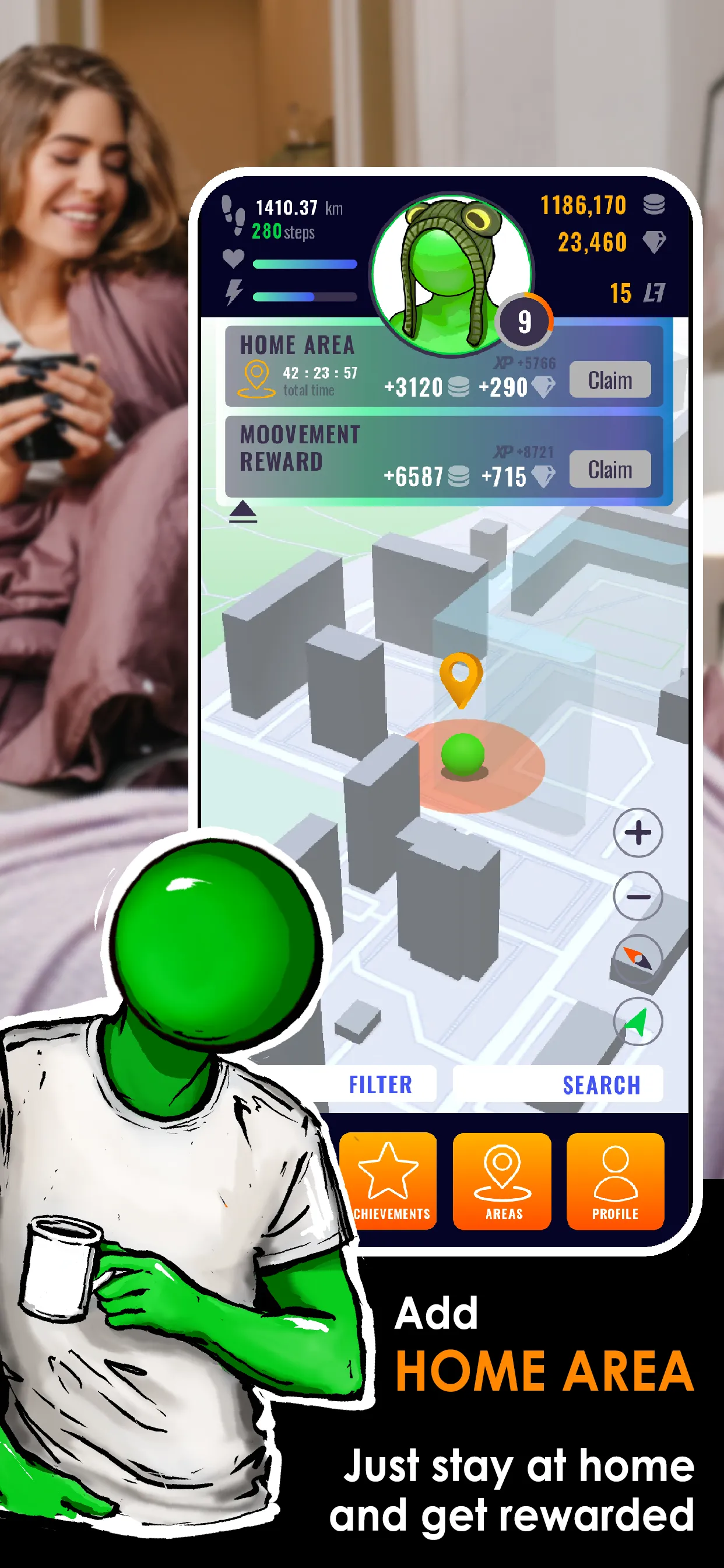 Life2App - Map my walk game | Indus Appstore | Screenshot