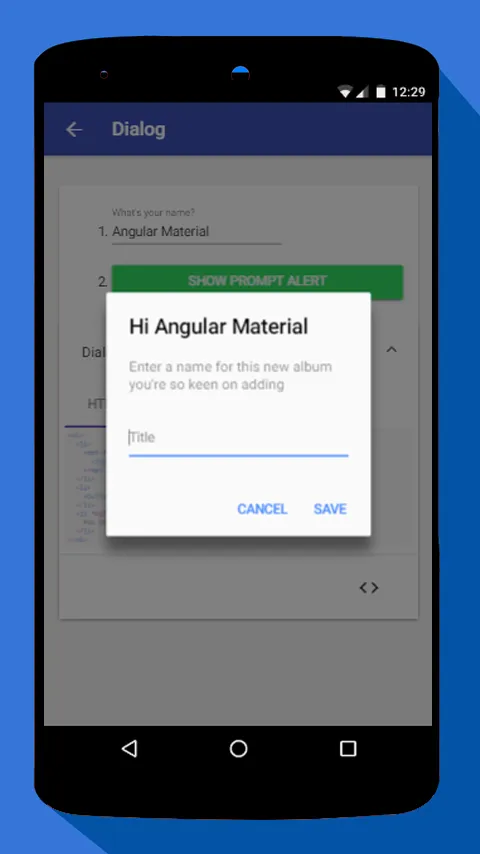 Angular Material Design | Indus Appstore | Screenshot