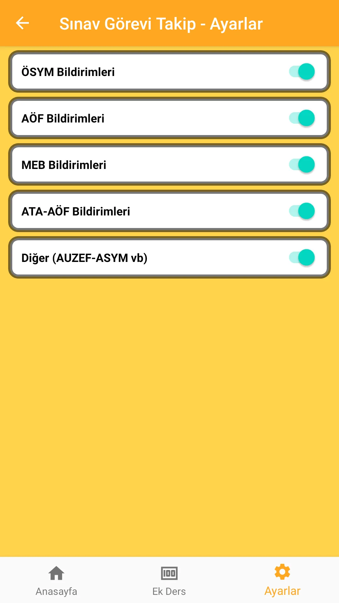 Sınav Görevi Takip | Indus Appstore | Screenshot