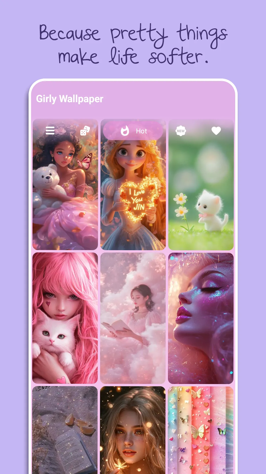 Cute Wallpapers for Girls | Indus Appstore | Screenshot