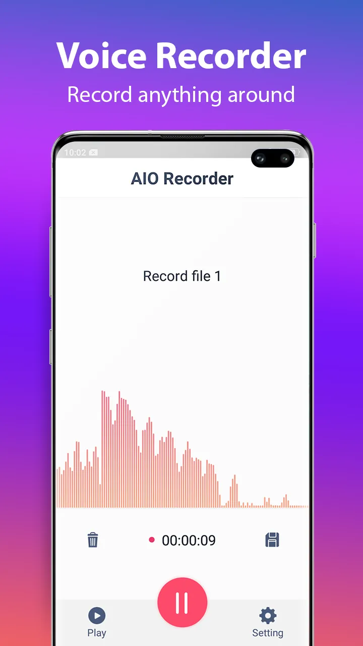 Voice Recorder High Quality | Indus Appstore | Screenshot