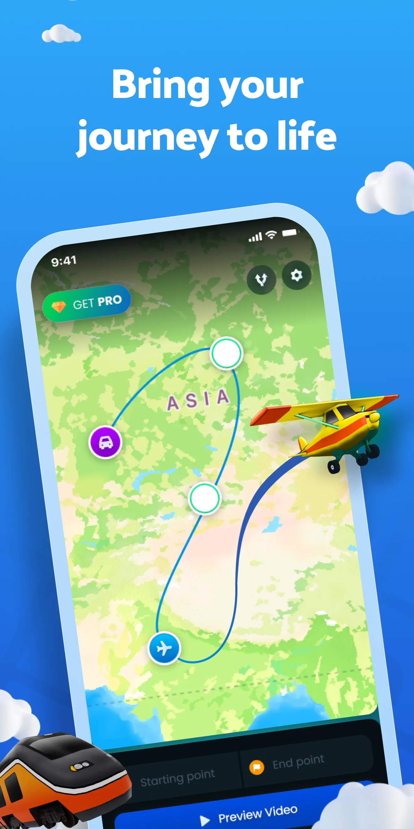 TravelAnimator・Journey Route | Indus Appstore | Screenshot