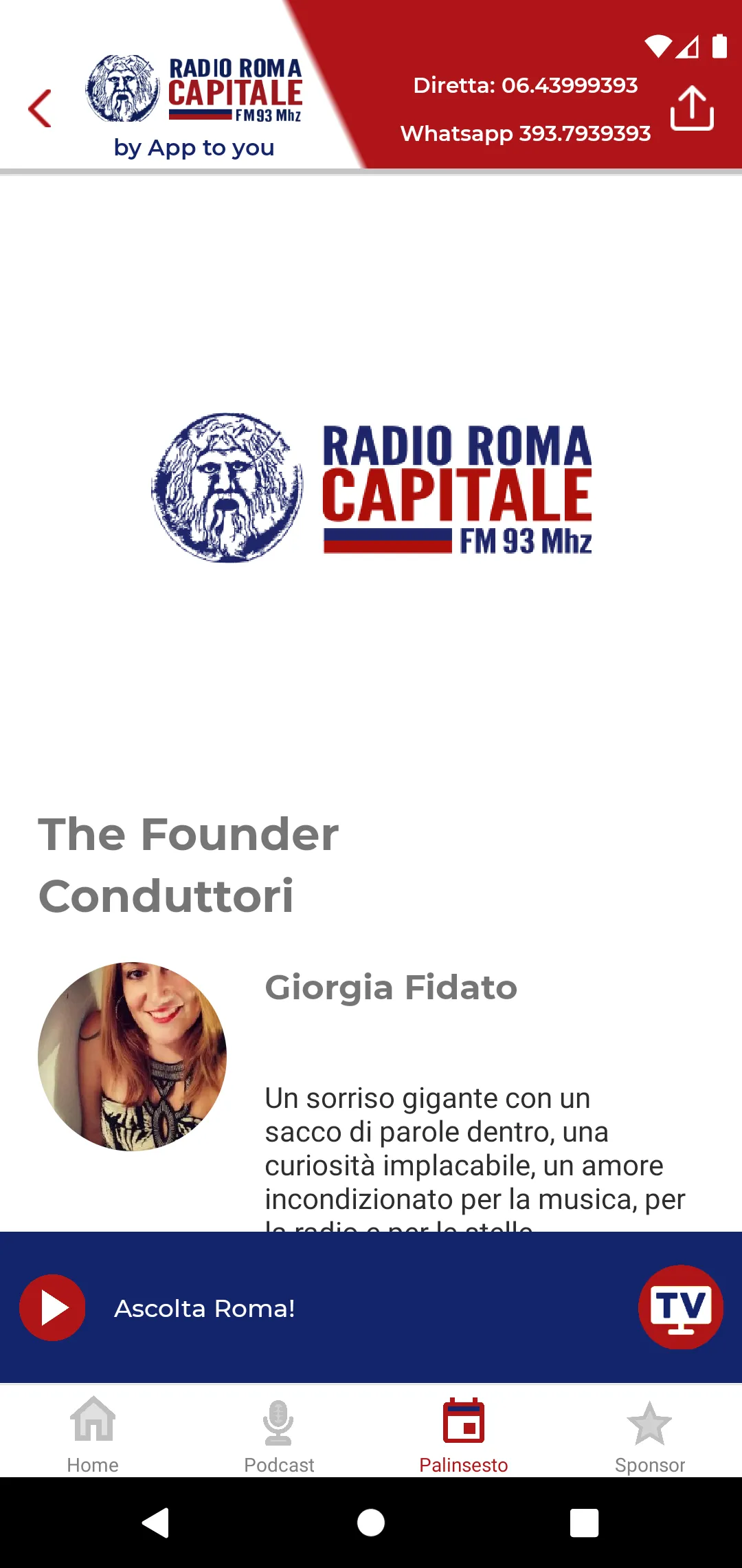 Radioromacapitale | Indus Appstore | Screenshot