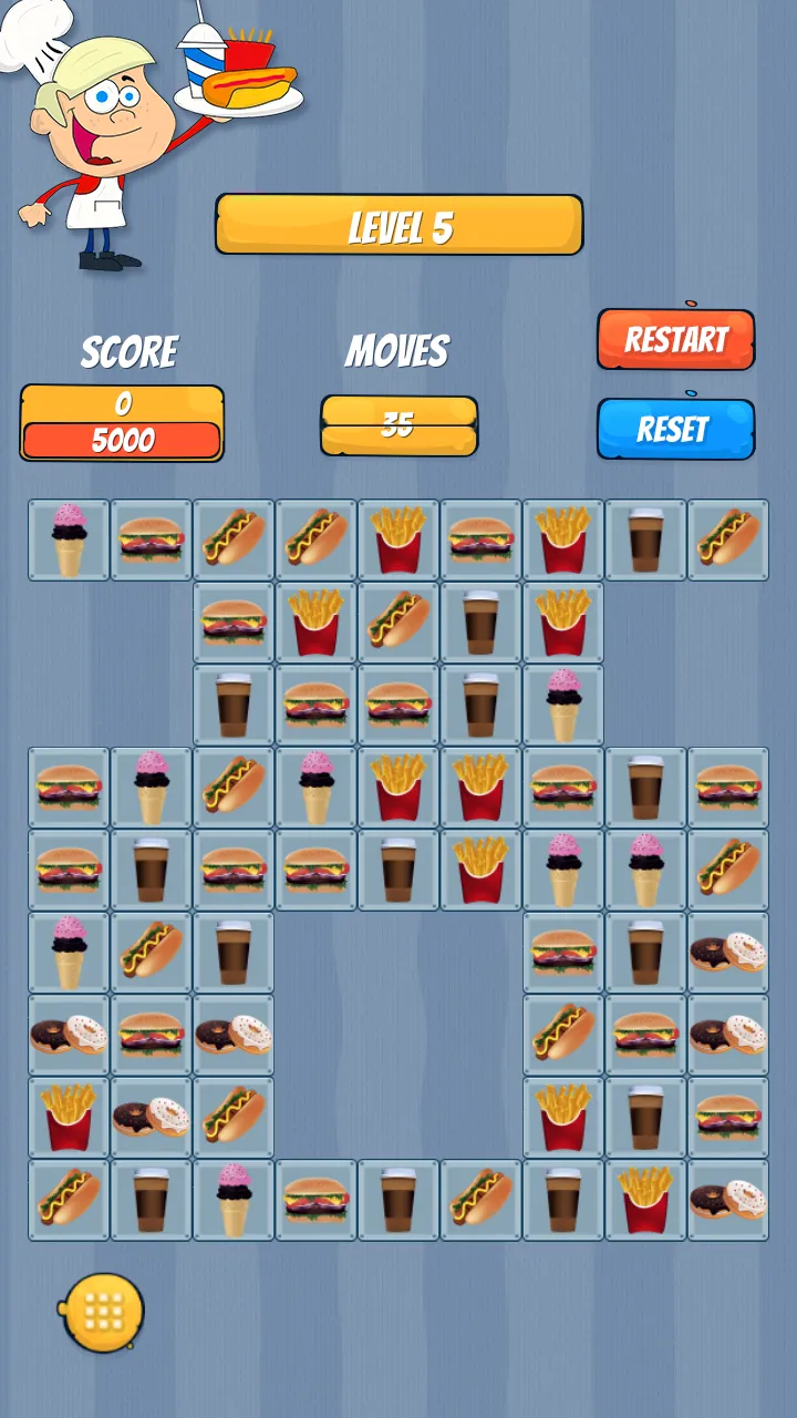 Match 3 - Fast Food | Indus Appstore | Screenshot