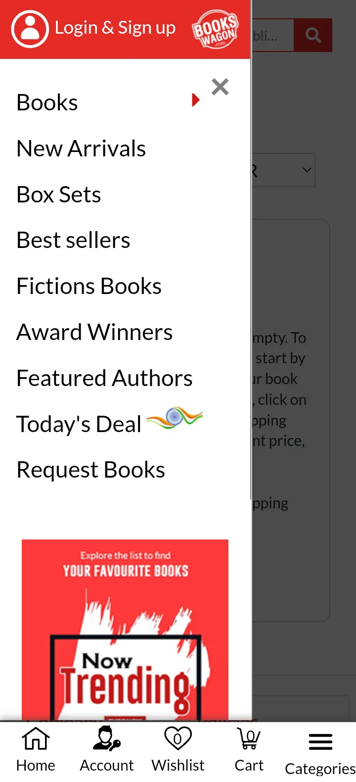Bookswagon-Online | Indus Appstore | Screenshot
