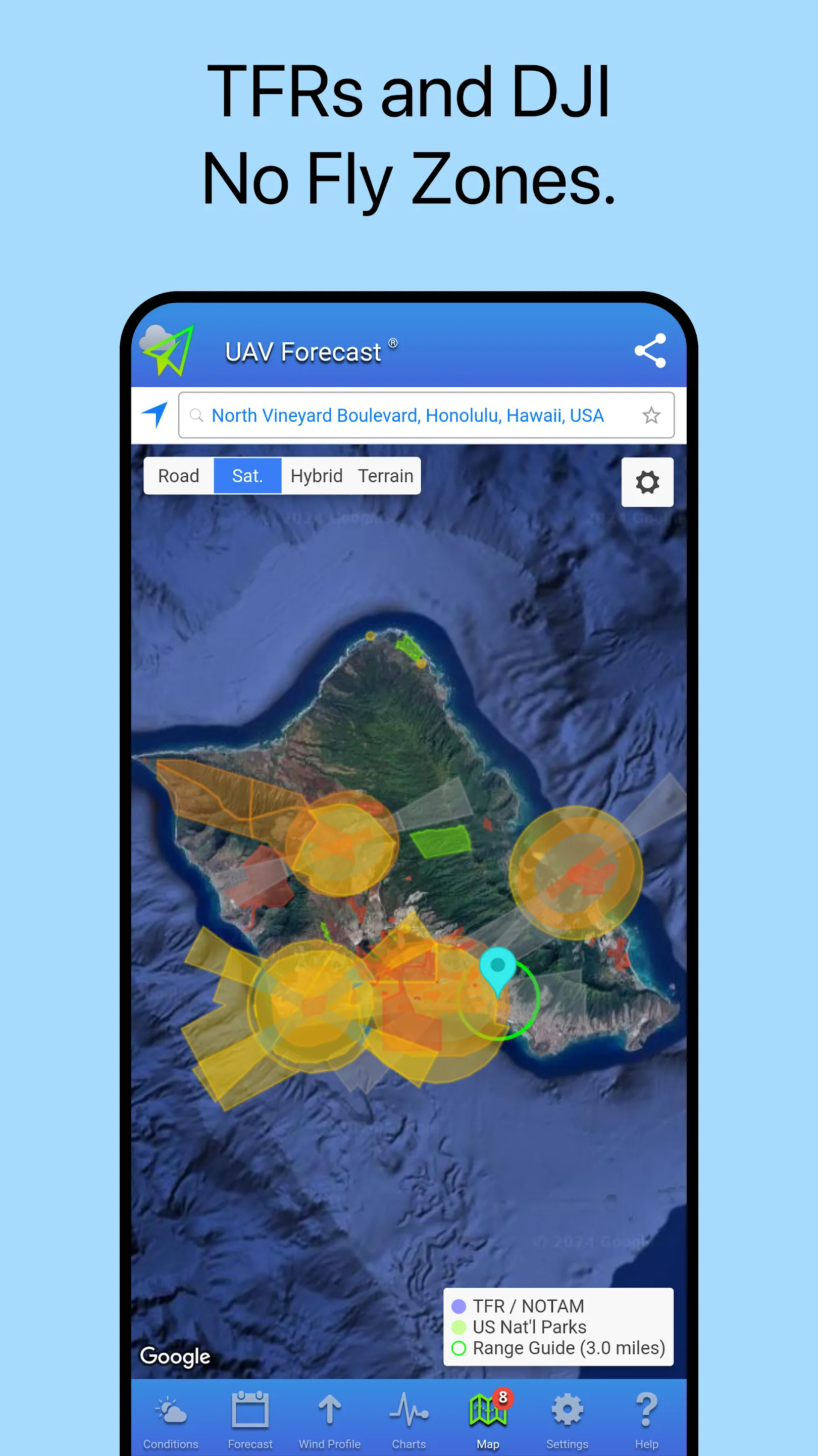 UAV Forecast for Drone Pilots | Indus Appstore | Screenshot