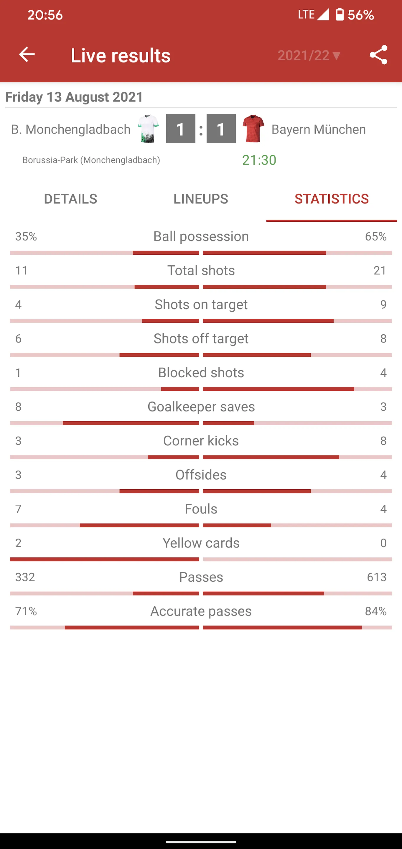 Live Scores for Bundesliga | Indus Appstore | Screenshot