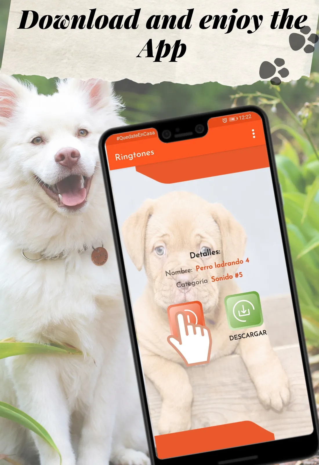 Dog sounds, Ringtones | Indus Appstore | Screenshot