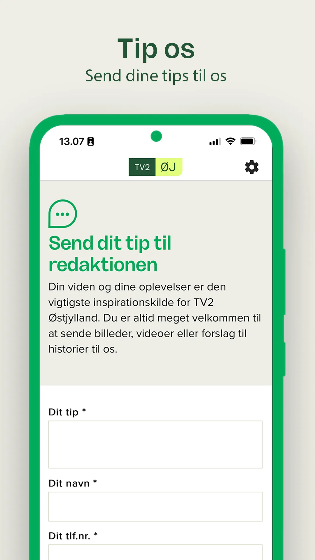 TV2 ØSTJYLLAND – nyheder og tv | Indus Appstore | Screenshot