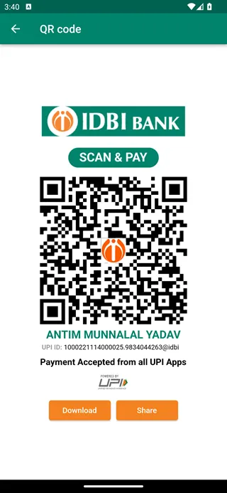 IDBI QR POS | Indus Appstore | Screenshot