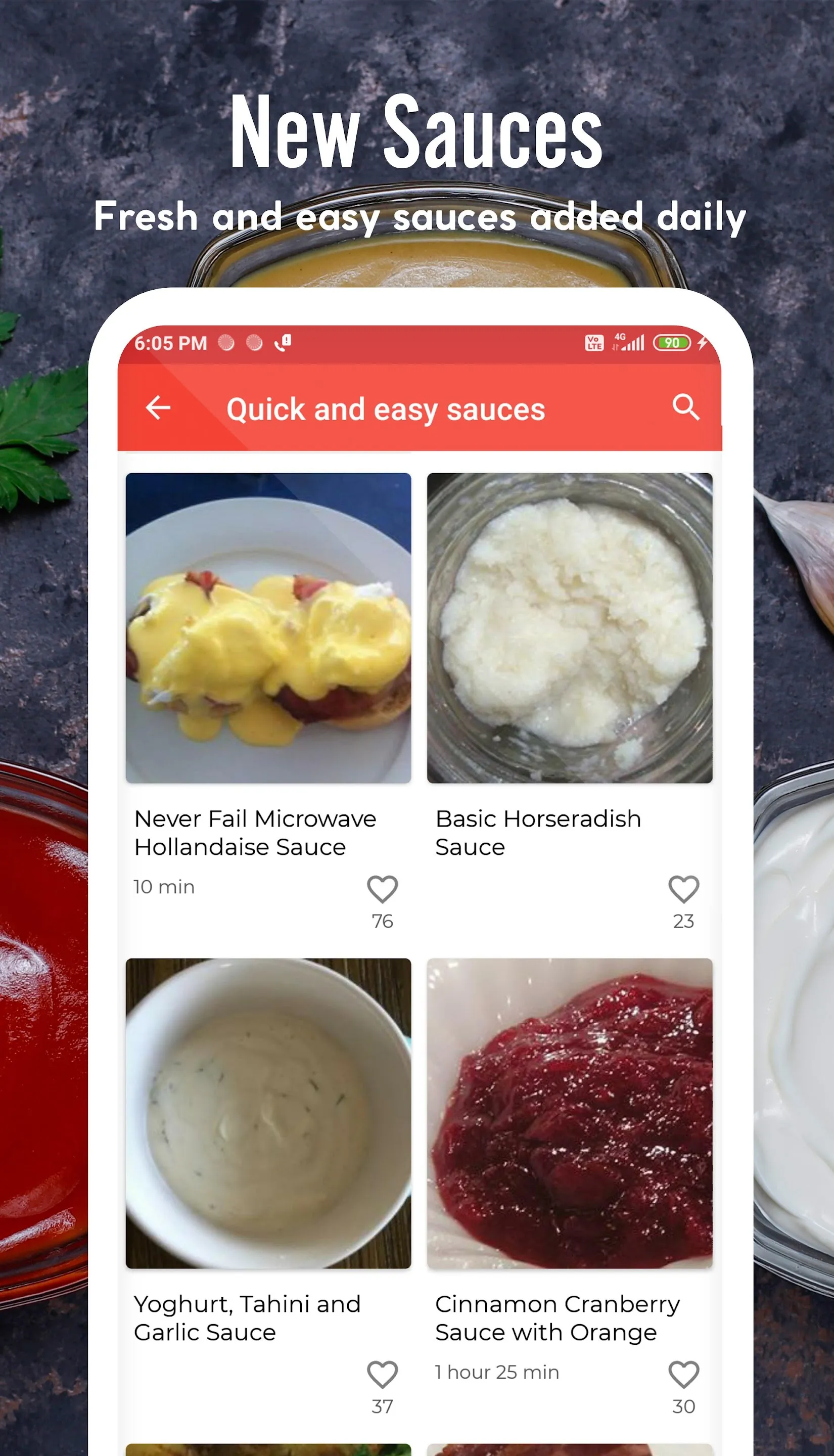 Sauce Recipes | Indus Appstore | Screenshot