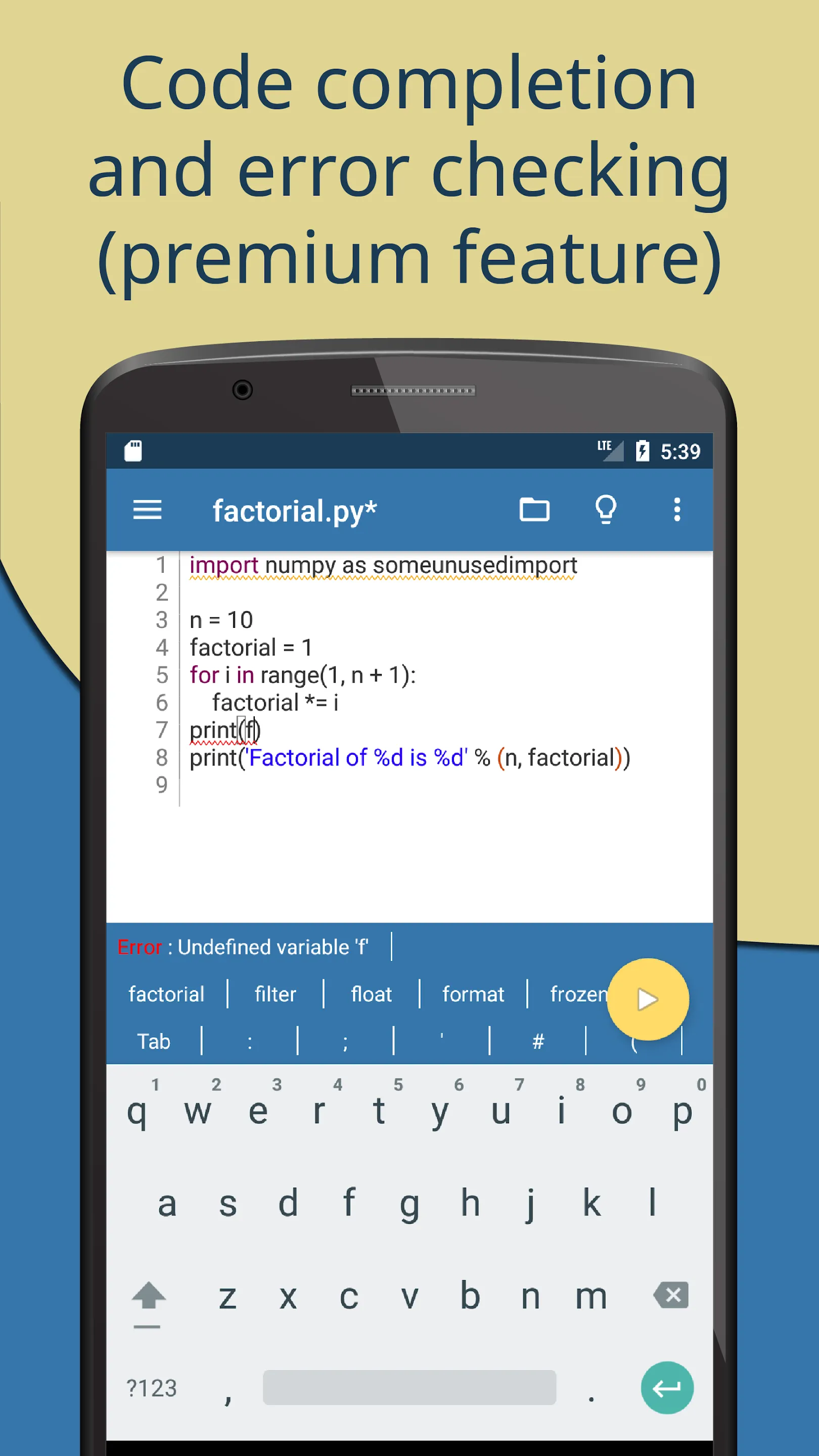 Pydroid 3 - IDE for Python 3 | Indus Appstore | Screenshot