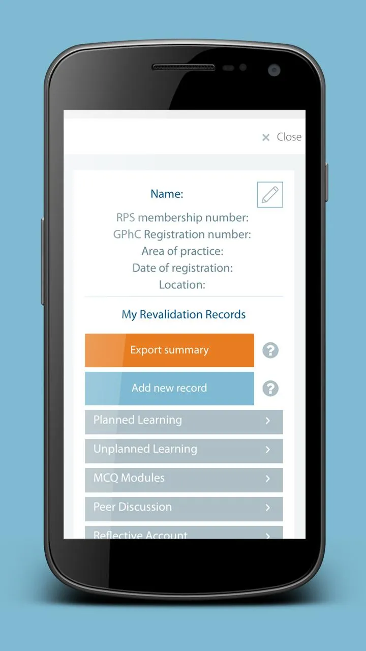 RPS MyCPD | Indus Appstore | Screenshot