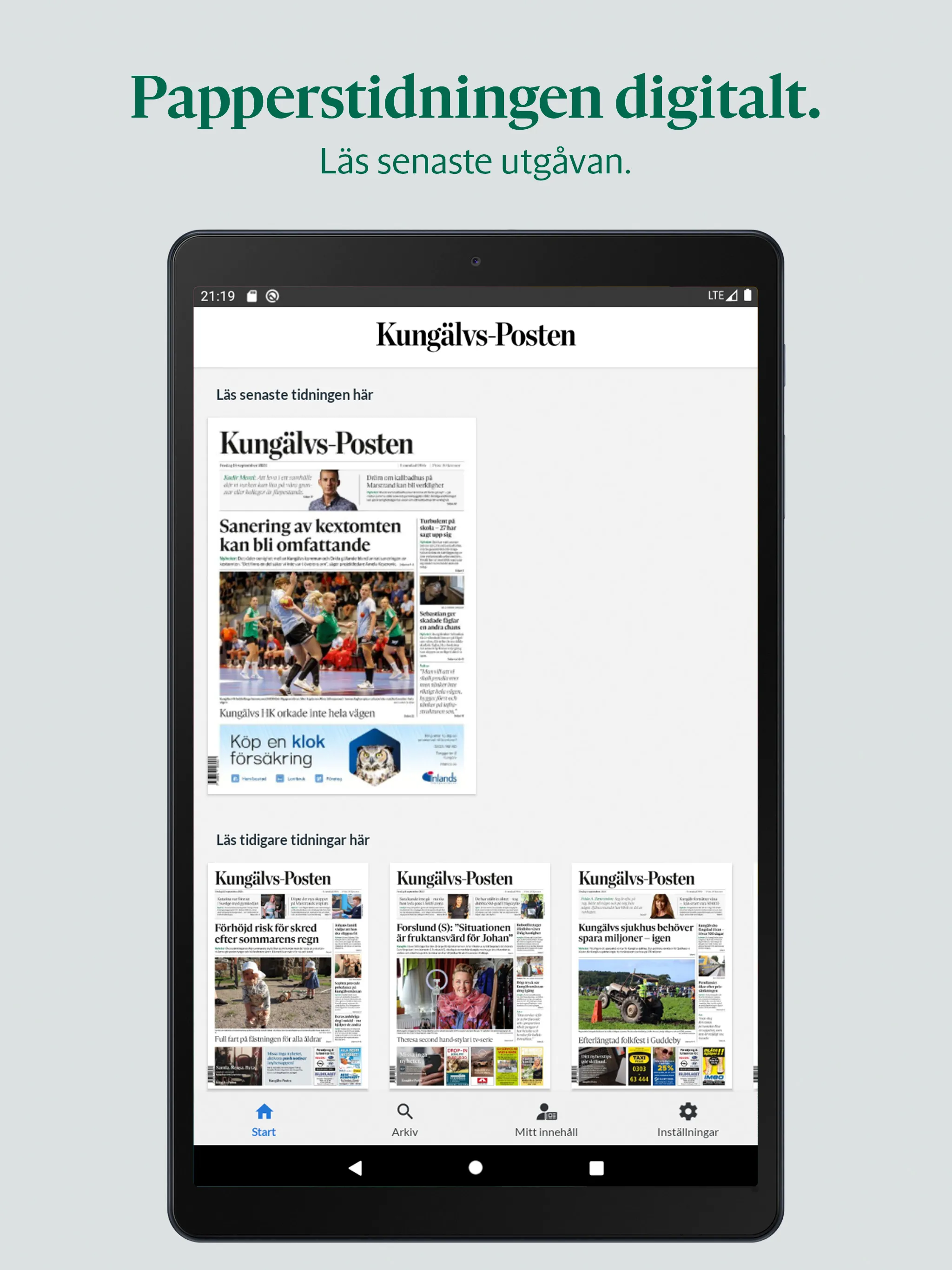 Kungälvs-Posten e-tidning | Indus Appstore | Screenshot