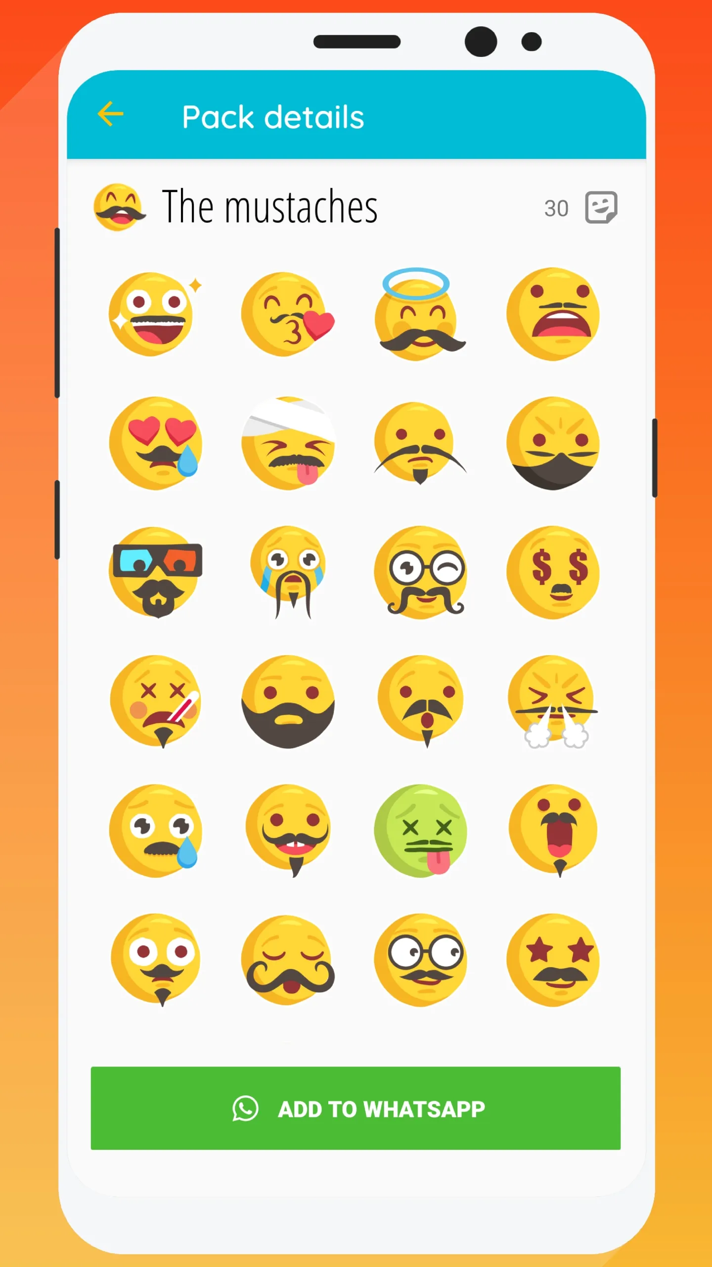 WeSmile Smileys (WASticker) | Indus Appstore | Screenshot