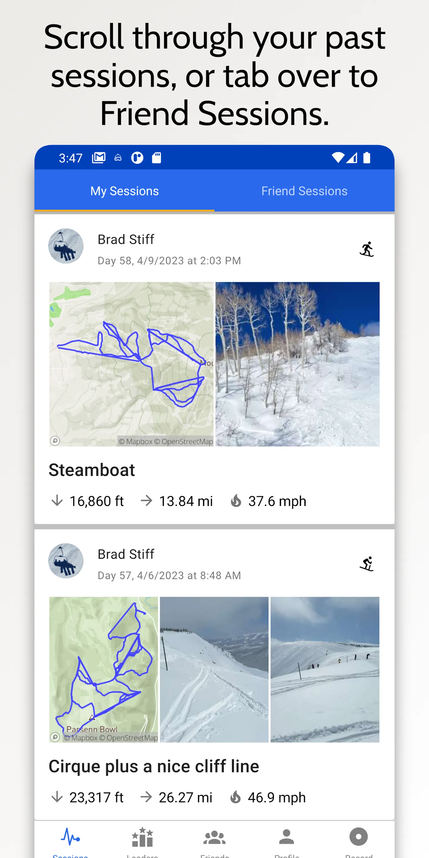 We Ski & Snowboard Tracker | Indus Appstore | Screenshot