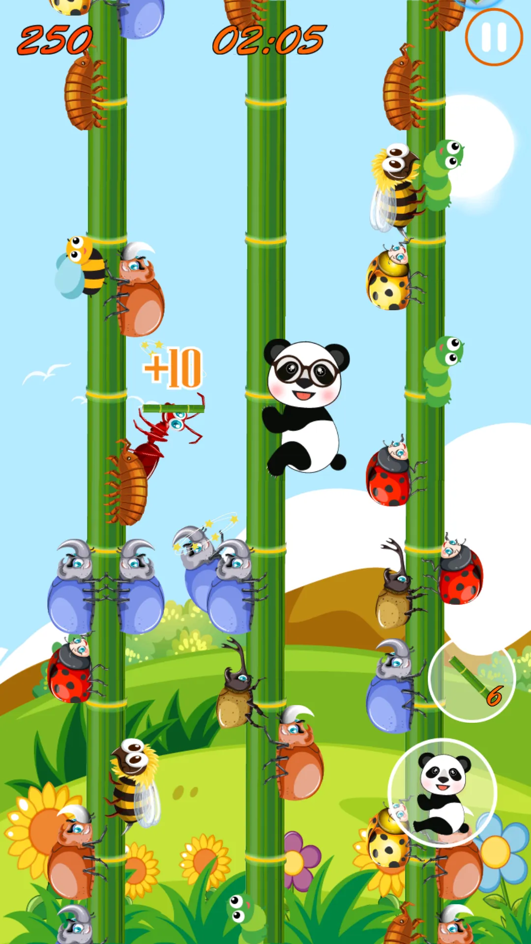 Panda Attack: Slide & Throw | Indus Appstore | Screenshot