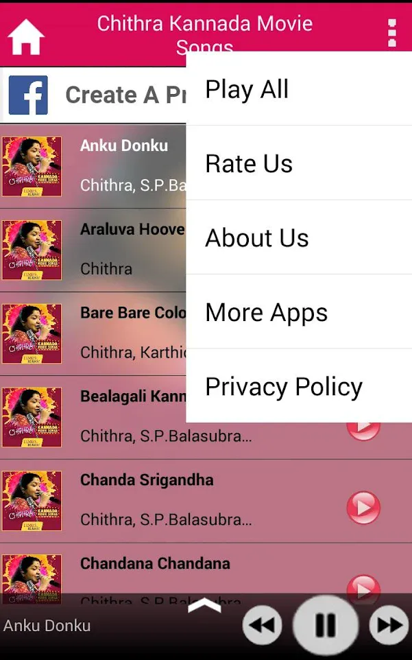 Chithra Kannada Movie Songs | Indus Appstore | Screenshot