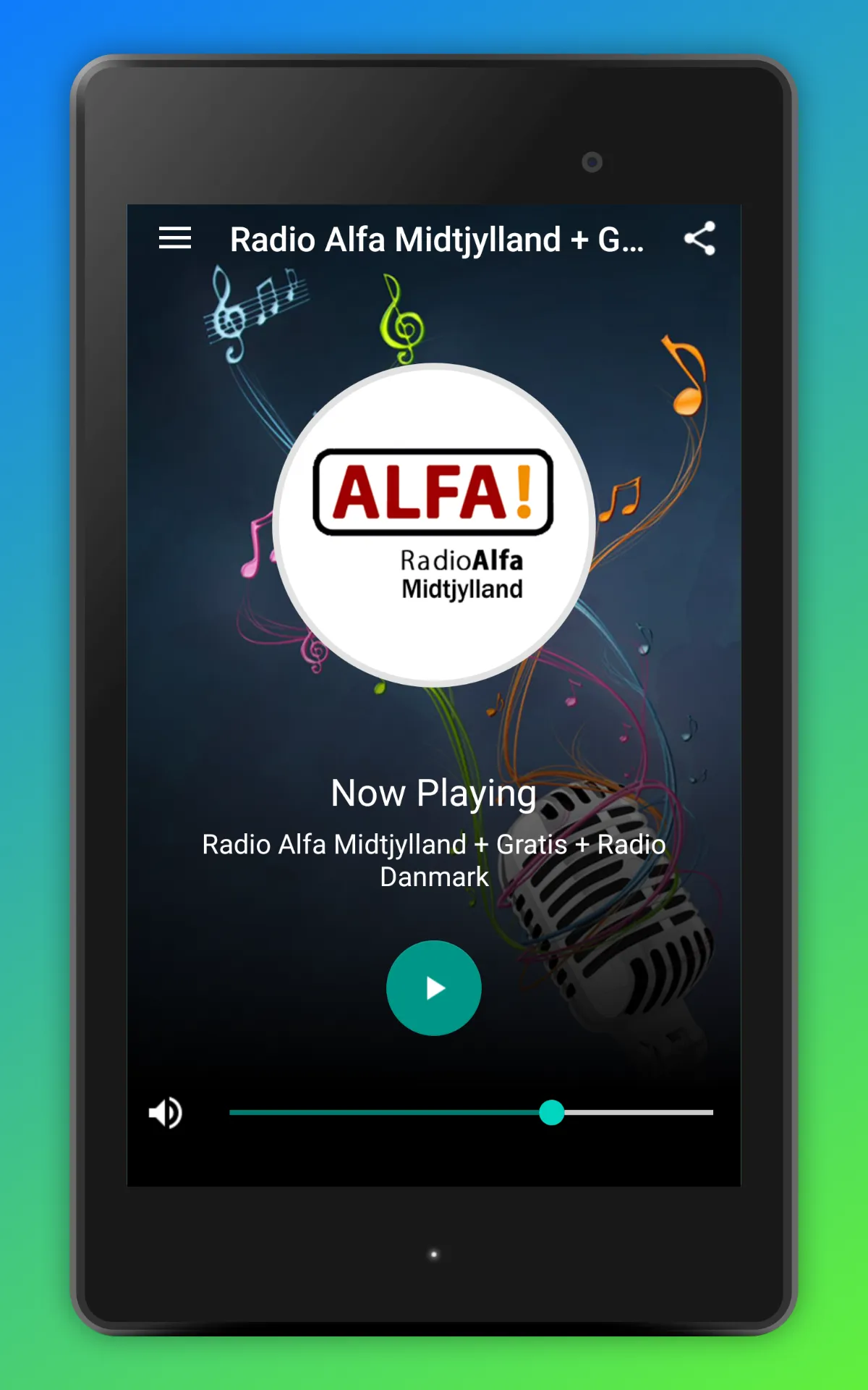 Radio Alfa Midtjylland App DK | Indus Appstore | Screenshot